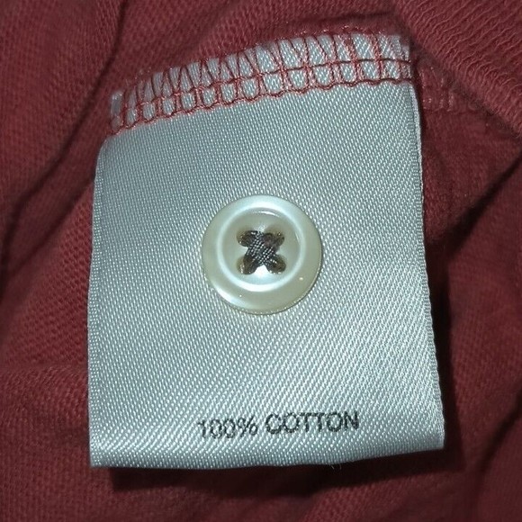 Cremieux Classics Men's Polo Shirt Large Red Heather 100% Cotton Great Condition - Picture 6 of 6